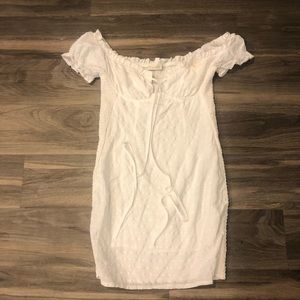 Gorgeous off the shoulder mini dress